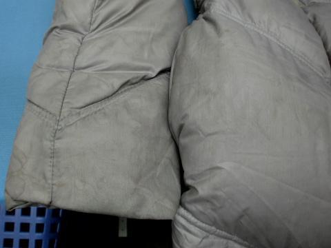 TATRAS ダウン コート ジャケット 染み抜き クリーニング 汚れ前20150501前4.